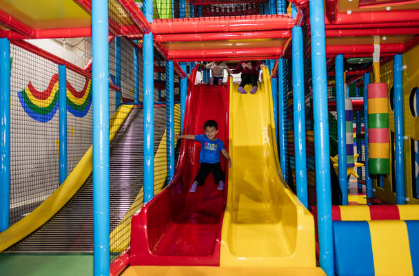 Child on Slide