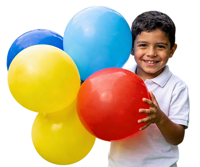 JJ's Play House Boy with Balloons